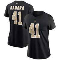 Alvin Kamara New Orleans Saints Nike Name & Number T-Shirt - Black