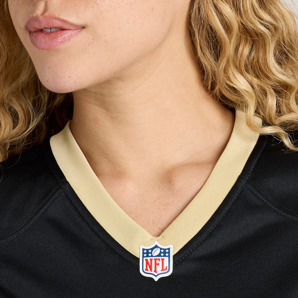 Women's Nike Anfernee Orji  Black New Orleans Saints Team Game Jersey