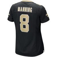 Women's Nike Archie Manning Black New Orleans Saints Game Retired Player Jersey