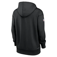 Women's Nike Black New Orleans Saints 2022 NFL Crucial Catch - Therma Performance Pullover Hoodie