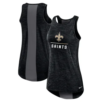 Men's Nike Heathered Charcoal New Orleans Saints Tri-Blend Tank Top Size: Large