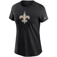 Women's Nike Black New Orleans Saints Logo Essential T-Shirt