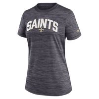 Women's Nike Black New Orleans Saints Sideline Velocity Lockup Performance T-Shirt