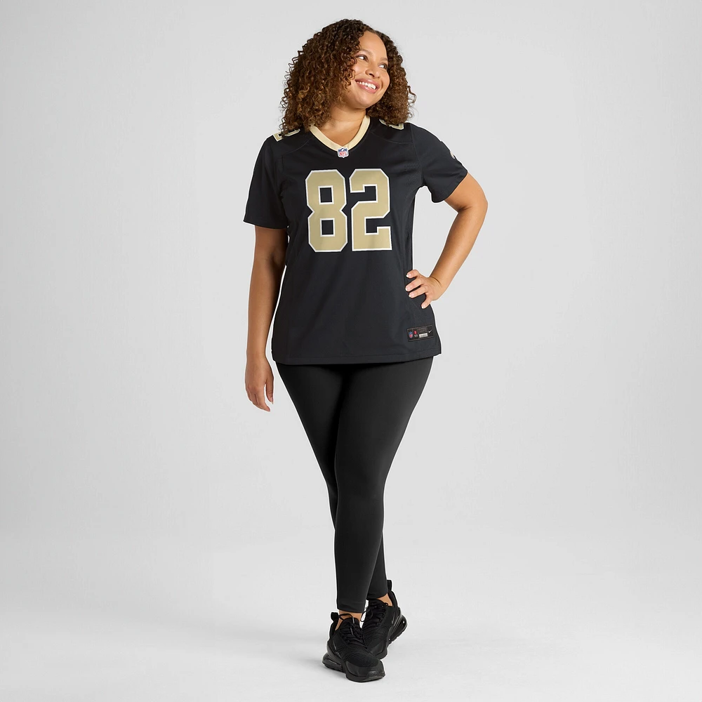 Maillot de joueur retraité Nike Bob Pollard pour femme, noir, New Orleans Saints Game