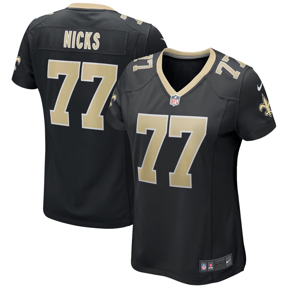 Women's Nike Carl Nicks Black New Orleans Saints Game Retired Player Jersey