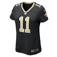 Maillot de match Nike Cedrick Wilson Jr. pour femme, noir, New Orleans Saints