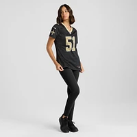 Maillot de match Nike Cesar Ruiz pour femmes, noir, New Orleans Saints