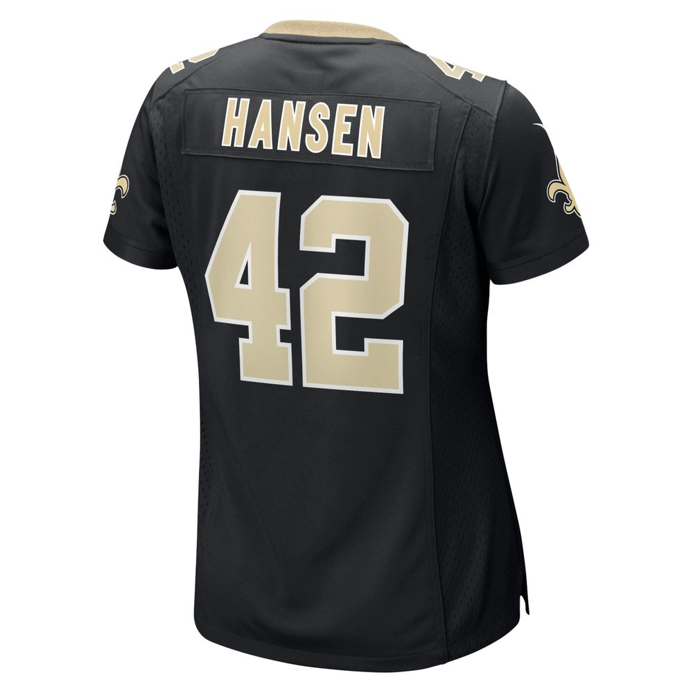 Women's Nike Chase Hansen Black New Orleans Saints Game Jersey