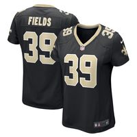 Women's Nike DaMarcus Fields Black New Orleans Saints Game Player Jersey