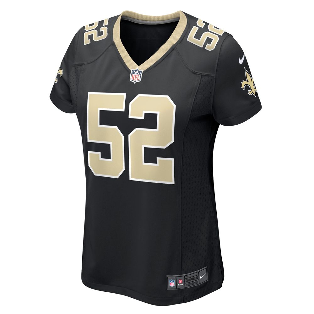 Women's Nike D'Marco Jackson Black New Orleans Saints Game Player Jersey