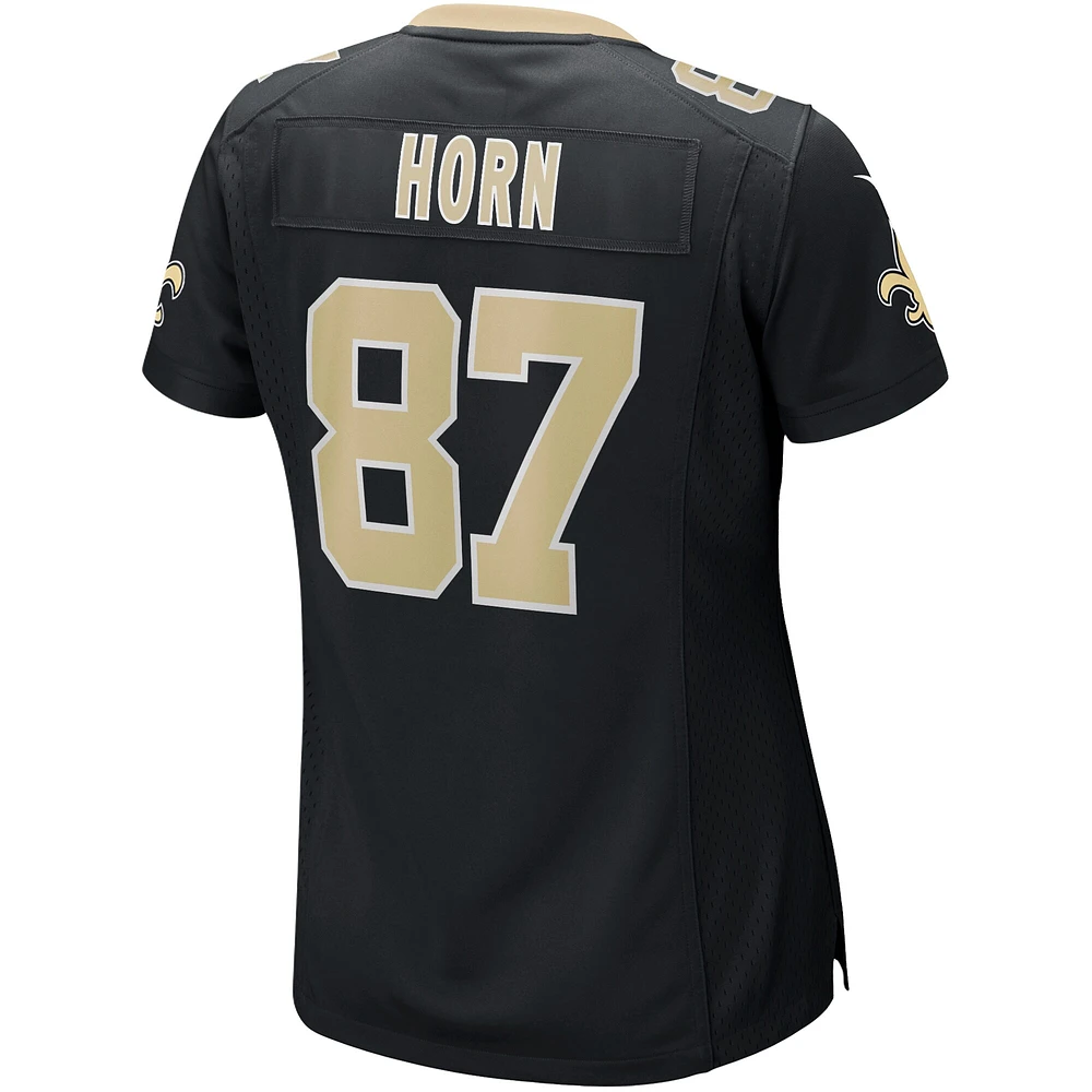 Women's Nike Joe Horn Black New Orleans Saints Game Retired Player Jersey