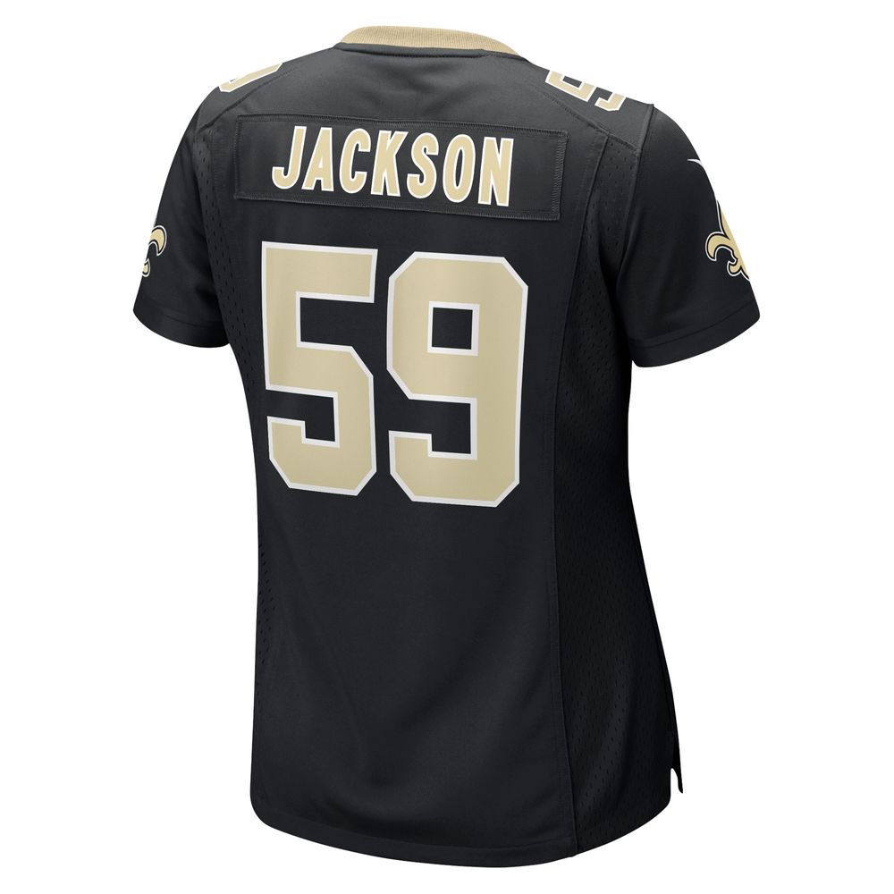 Women's Nike Jordan Jackson Black New Orleans Saints Game Player Jersey