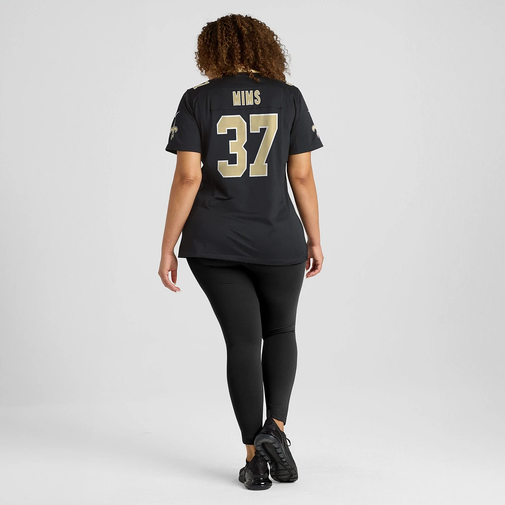 Women's Nike Jordan Mims  Black New Orleans Saints Team Game Jersey