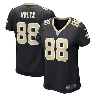 Women's Nike J.P. Holtz Black New Orleans Saints Game Player Jersey