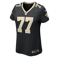 Maillot de match Nike Justin Herron pour femme, noir, New Orleans Saints