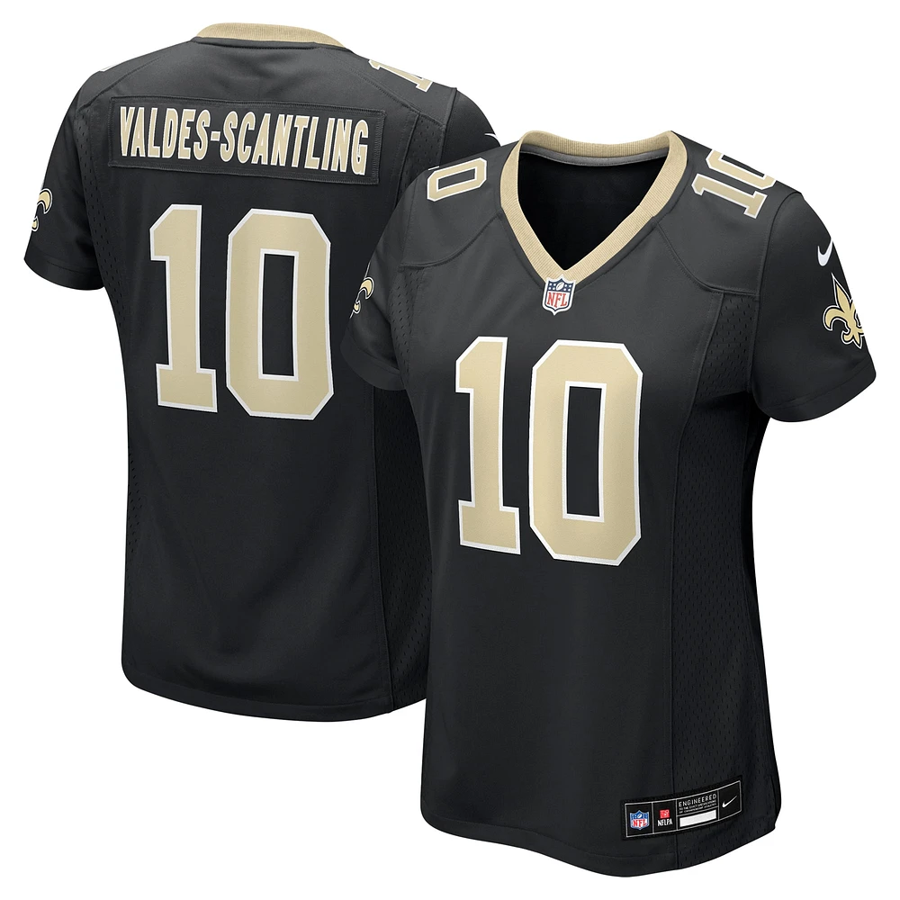 Maillot de match Nike Marquez Valdes-Scantling pour femme des New Orleans Saints noir