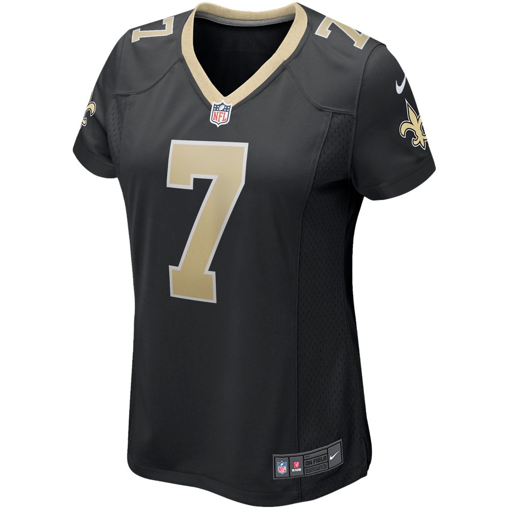 Women's Nike Morten Andersen Black New Orleans Saints Game Retired Player Jersey