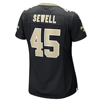 Women's Nike Nephi Sewell Black New Orleans Saints Game Player Jersey