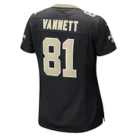 Women's Nike Nick Vannett Black New Orleans Saints Game Jersey
