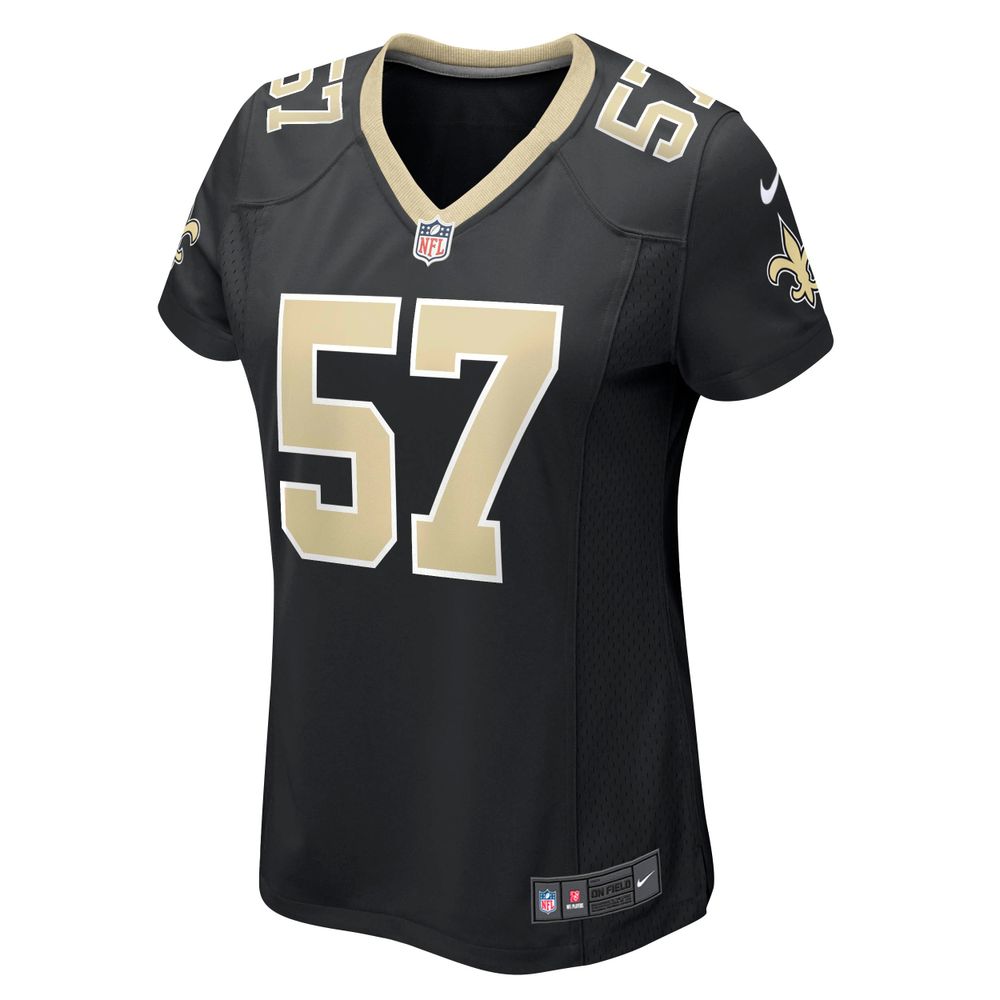 Women's Nike Rickey Jackson Black New Orleans Saints Retired Player Jersey