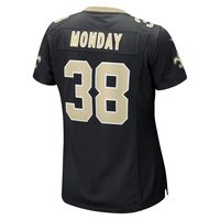 Women's Nike Smoke Monday Black New Orleans Saints Game Player Jersey