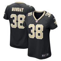 Women's Nike Smoke Monday Black New Orleans Saints Game Player Jersey