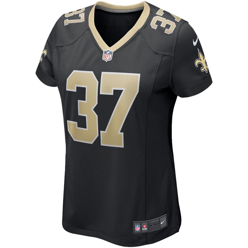 Women's Nike Steve Gleason Black New Orleans Saints Game Retired Player Jersey