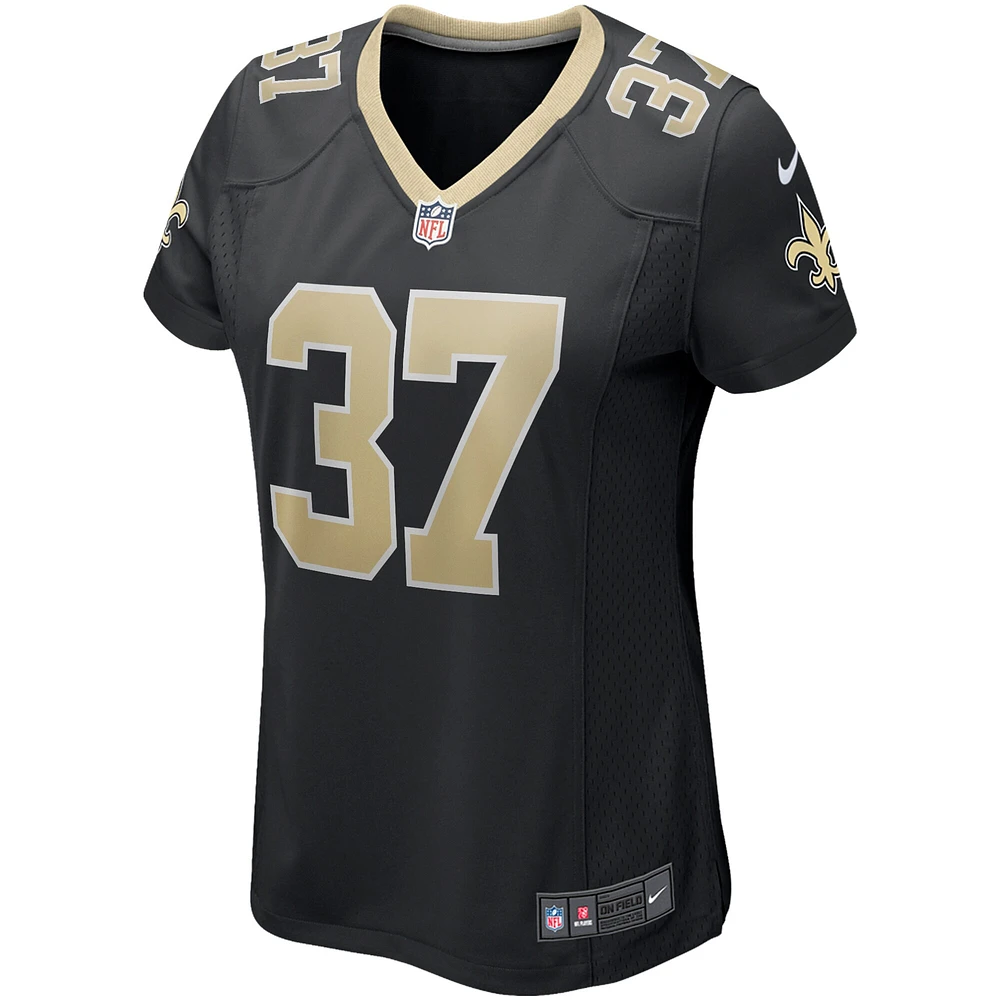 Women's Nike Steve Gleason Black New Orleans Saints Game Retired Player Jersey