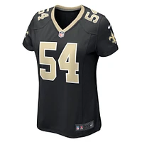 Maillot de joueur jeu Nike Taco Charlton pour femme, noir, New Orleans Saints