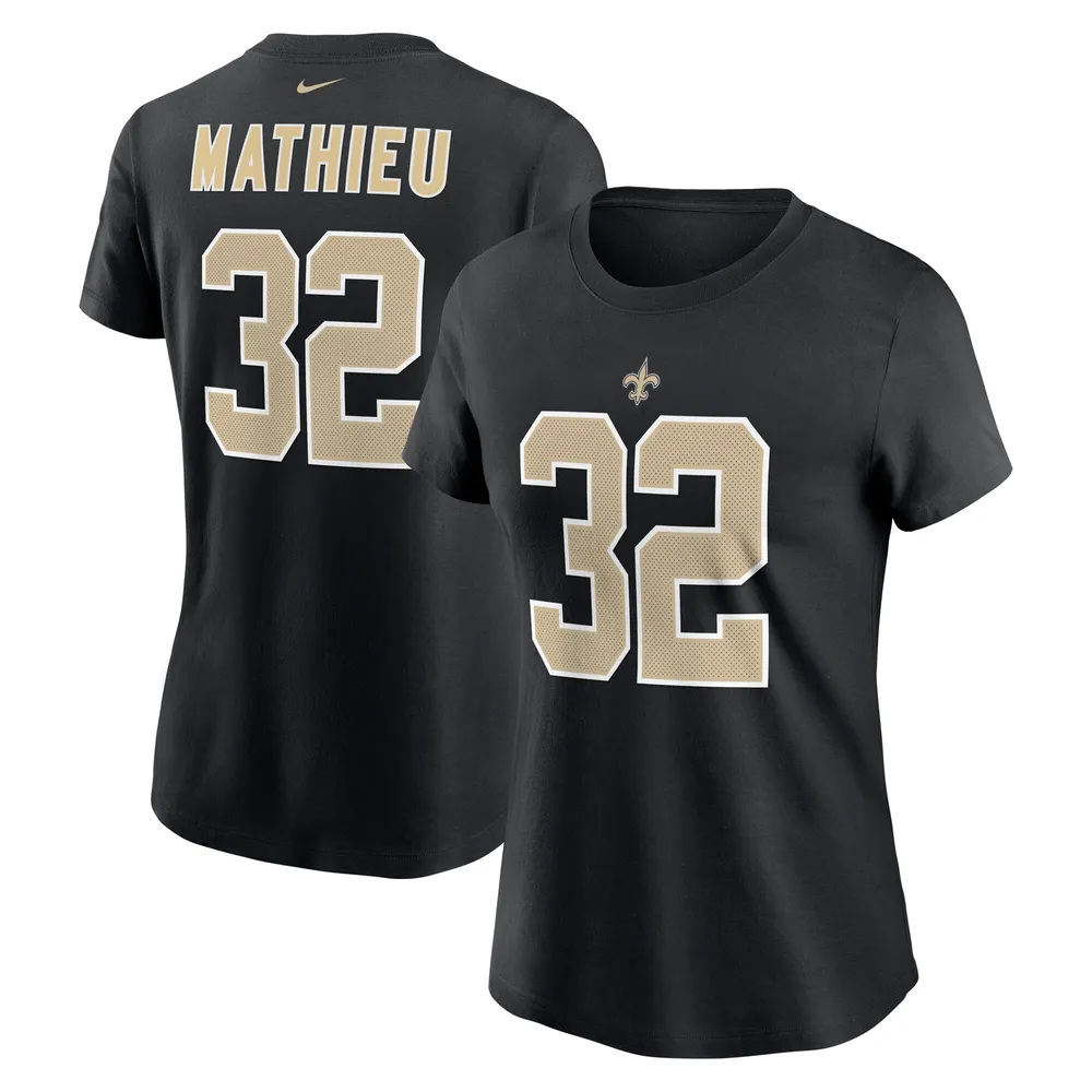 New Orleans Saints Majestic Threads Tri-Blend Pocket T-Shirt - Black