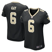 Maillot de match Nike Willie Gay pour femme, noir, New Orleans Saints