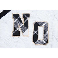 Pull à col en V Pro Standard blanc New Orleans Saints Prep pour femmes