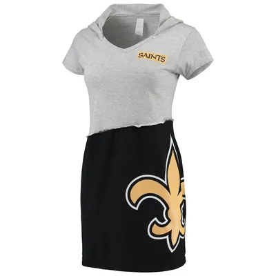 Refried Apparel Women's Refried Apparel Charcoal/Gray Philadelphia Eagles  Sustainable Hooded Mini Dress