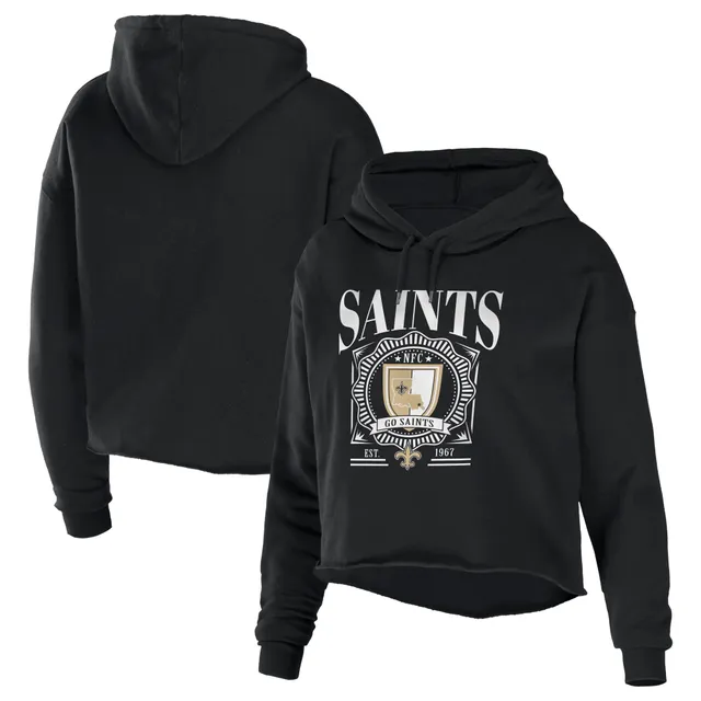 Women's Wear by Erin Andrews Gray New Orleans Saints Full-Zip Hoodie Size: Extra Small