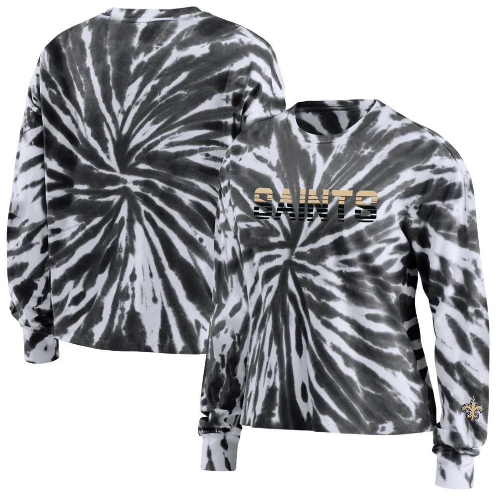 Mens Medium New Orleans Saints Long Sleeve Tie Dye T-shirt 