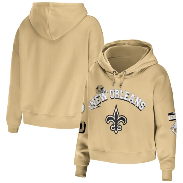 Lids Atlanta Falcons WEAR by Erin Andrews Women's Cropped Sponge Fleece  Pullover Hoodie - Black