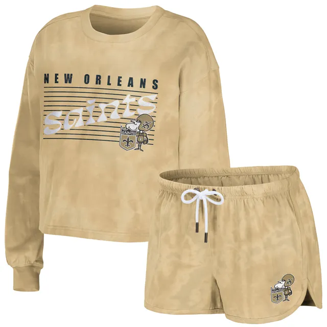 New Orleans Saints Womens Pullover Sweatsuit Crewneck Sweatshirt Athletic  Pants