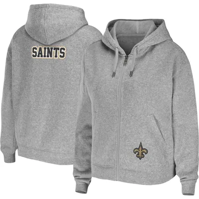 New Orleans Saints WEAR by Erin Andrews Women's Full-Zip Hoodie Jacket -  Gold