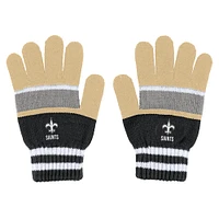 Women's WEAR by Erin Andrews New Orleans Saints Stripe Glove & Scarf Set