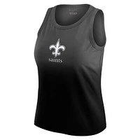 Débardeur noir ombré New Orleans Saints pour femme WEAR by Erin Andrews x Gracie Hunt