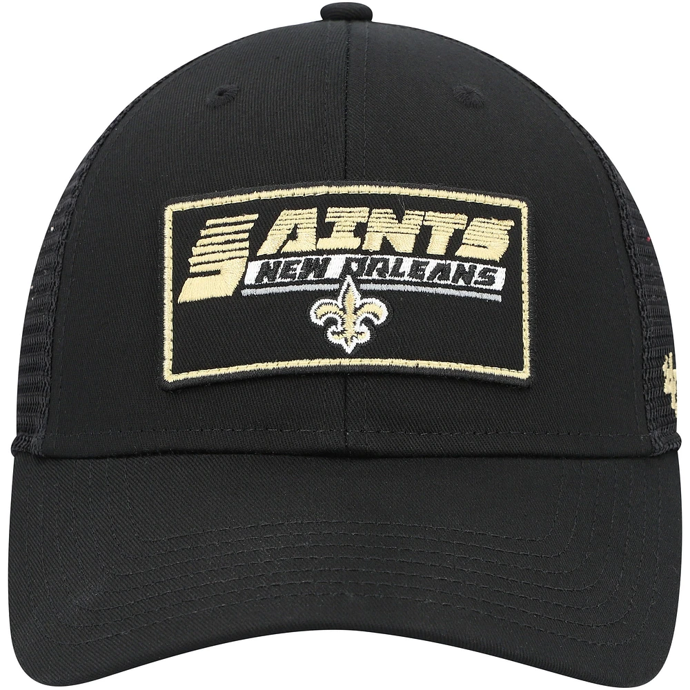 Casquette réglable New Orleans Saints Levee MVP Trucker '47 noire pour jeune