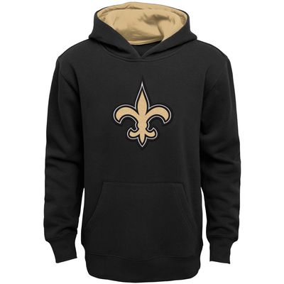 Youth Black New Orleans Saints Prime - Pullover Hoodie