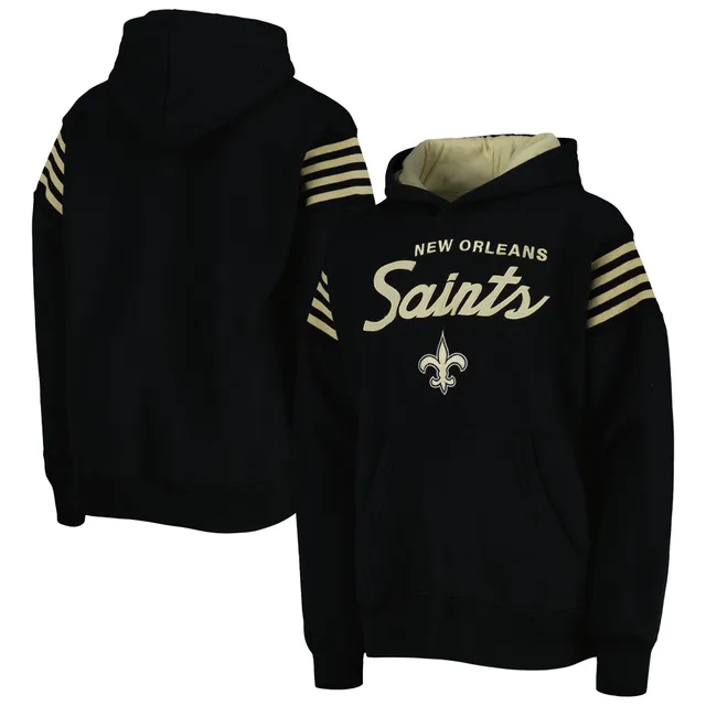 Lids New Orleans Saints Toddler Double-Up Pullover Hoodie & Pants Set -  Black/Heather Gray