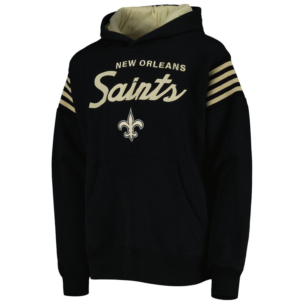 Youth Black New Orleans Saints The Champ Is Here Pullover Hoodie