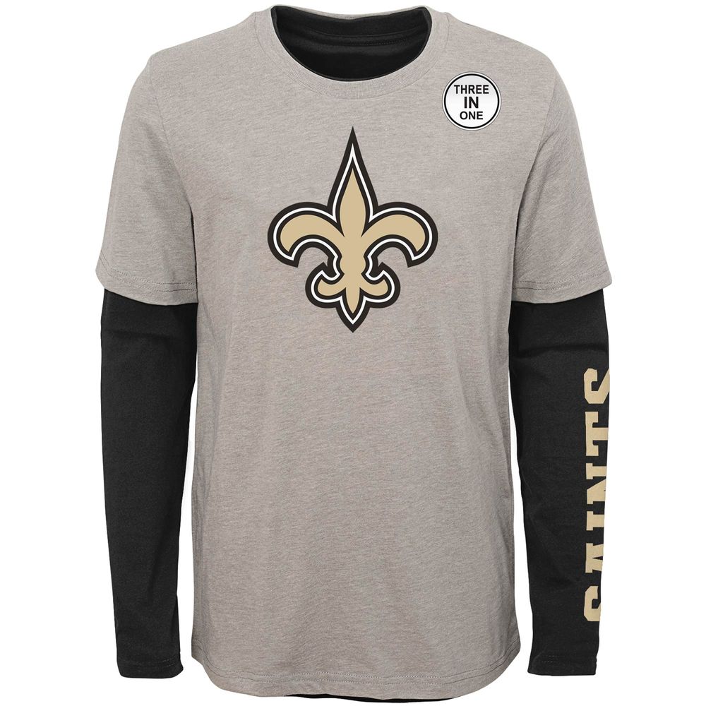 Outerstuff Steelers Youth Game Day 3 in 1 Combo T-Shirt - M