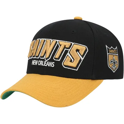 Youth Black New Orleans Saints Sport Tech Snapback Hat