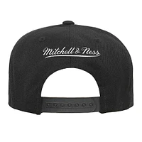 Youth Mitchell & Ness Black New Orleans Saints Gridiron Classics Ground Snapback Hat