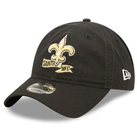 Youth New Era Black New Orleans Saints 2022 Sideline - 9TWENTY Adjustable Hat