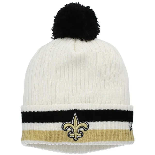 New Orleans Saints New Era Crucial Catch Cuffed Knit Hat Dark Gray