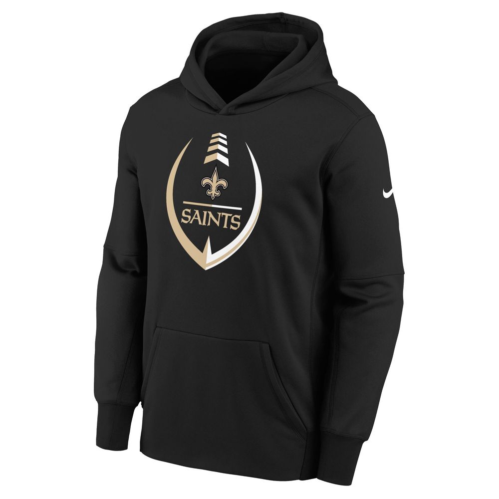 Nike Youth Nike Black New Orleans Saints Icon Performance Pullover